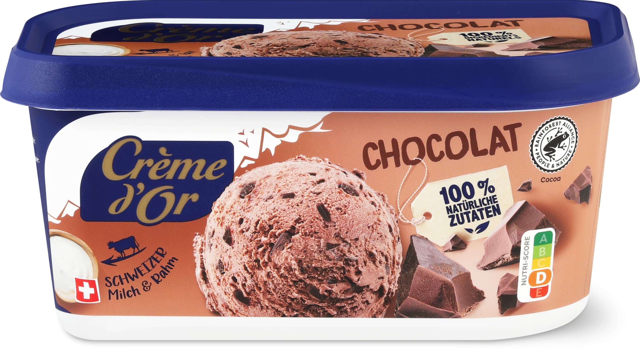 Glace en bac